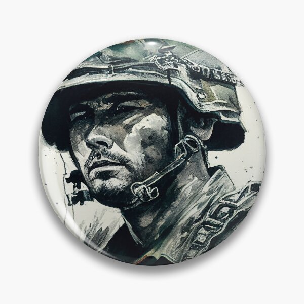 Item preview, Vietnam Soldier Watercolor Painting designed and sold by TortillaChief.