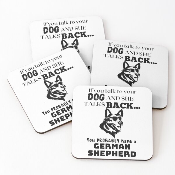Item preview, If You Talk To Your Dog And She Talks Back... German Shepherd designed and sold by GermanShepMan.