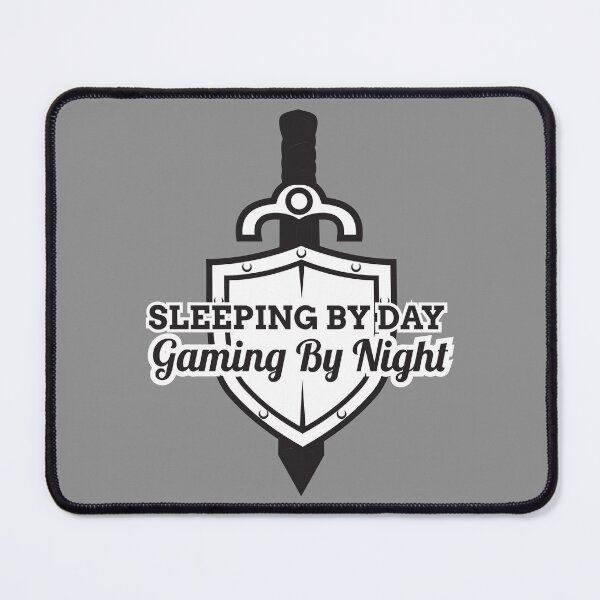 Item preview, Funny Sleeping By Day Gaming By Night Gamer designed and sold by art-and-sticker.