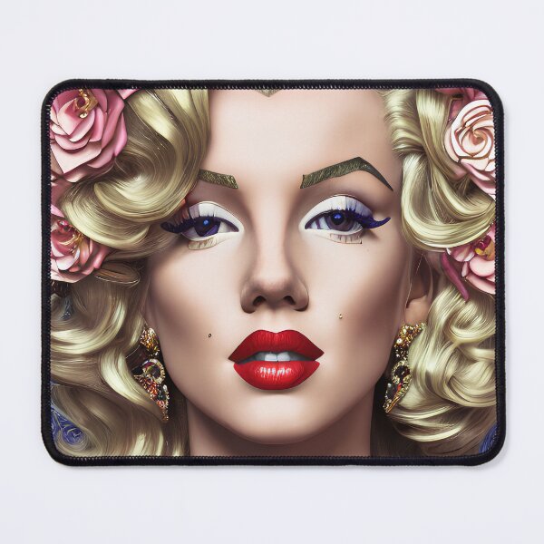 Item preview, Marilyn Monroe tribute floral artwork No.2 designed and sold by angelisart.