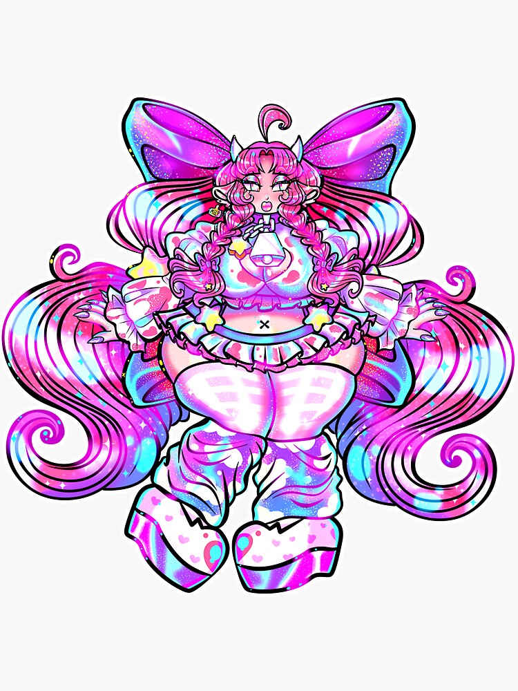 "MOO MOO LADY WOO WOO" Sticker for Sale by HoneyBSprinkles Redbubble