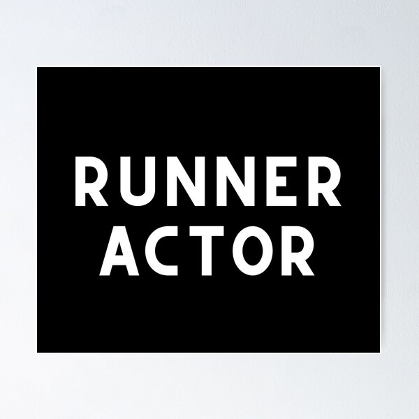 Item preview, Runner Actor designed and sold by Runner's High.