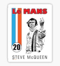Pegatina STEVE McQUEEN LE MANS