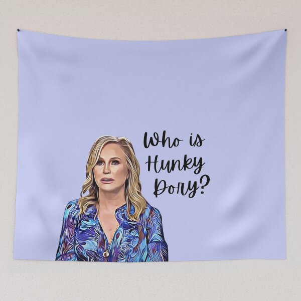 Item preview, The Real Housewives Funny Meme - Who is Hunky Dory - Aura Rainbow Gradient designed and sold by QueensOfBravo.