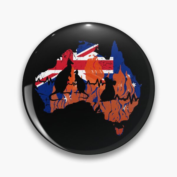 Item preview, Australia Wildfires Animals Heartbeat designed and sold by Manoroma.