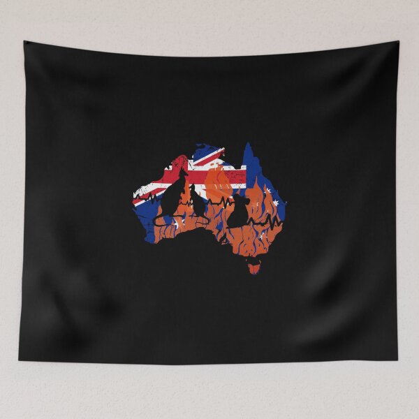 Item preview, Australia Wildfires Animals Heartbeat designed and sold by Manoroma.