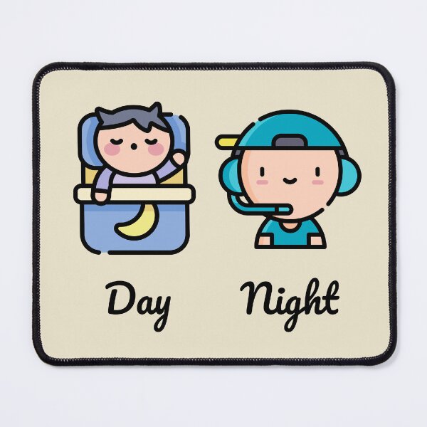 Item preview, cute Sleeping By Day Gaming By Night Gamer routine designed and sold by art-and-sticker.