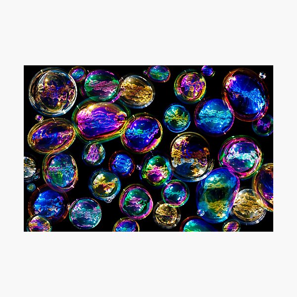 Rainbow Bubbles 3 Photographic Print