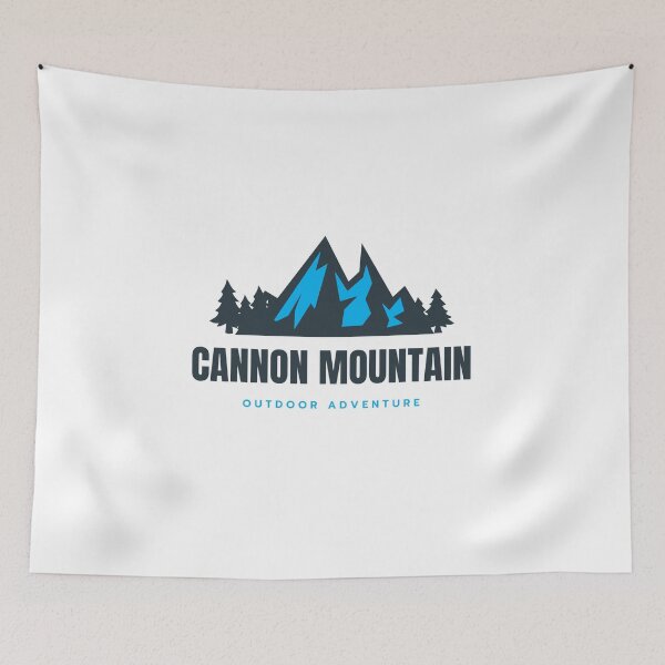 Item preview, Cannon Mountain in Franconia, White Mountain, New Hampshire, United States, North America - Mountain Outdoor Adventure Snowboard Ski Hiking Vintage Logo designed and sold by Vintage-TM.