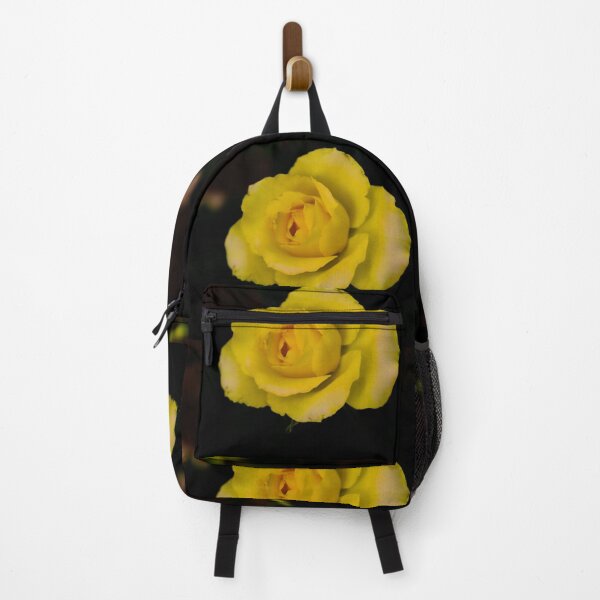Item preview, single yellow rose blossom on black background designed and sold by kall3bu.