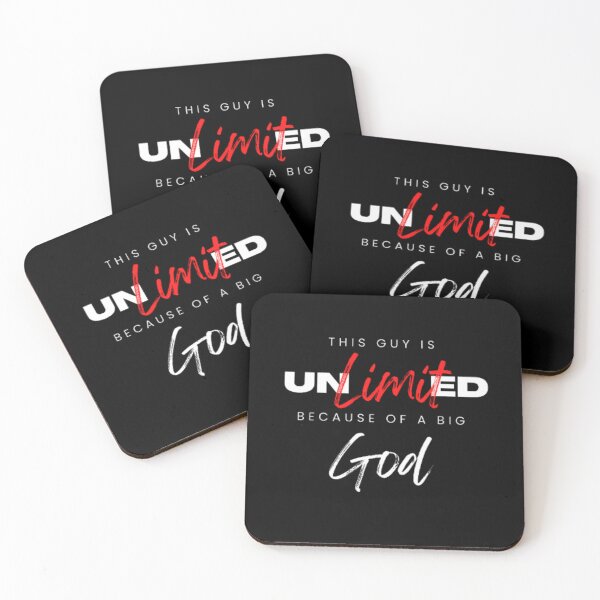 Item preview, This Guy Is Unlimited Because Of A Big God  designed and sold by Mizems.
