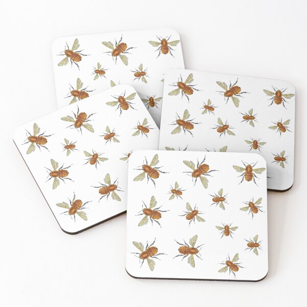 Item preview, Vintage Scattered Bees designed and sold by cjgraphic.