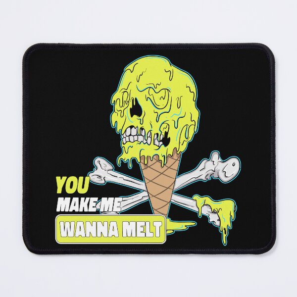 Item preview, Make me Melt Ice Cream skull designed and sold by BlackSheepEllis.