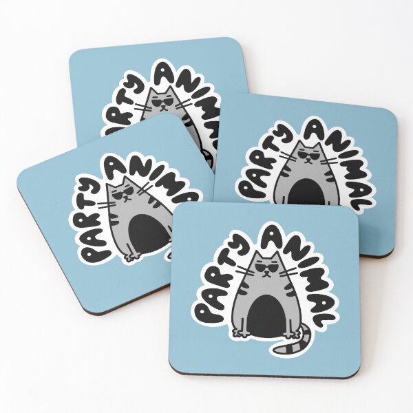 Item preview, Party Animal Cat Design designed and sold by Sarah Vo.