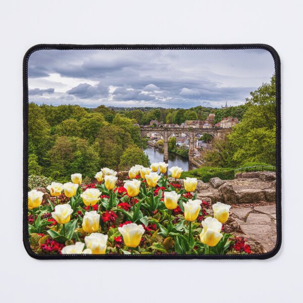 Item preview, knaresborough Viaduct And Spring Tulips designed and sold by Paul Thompson Photography.