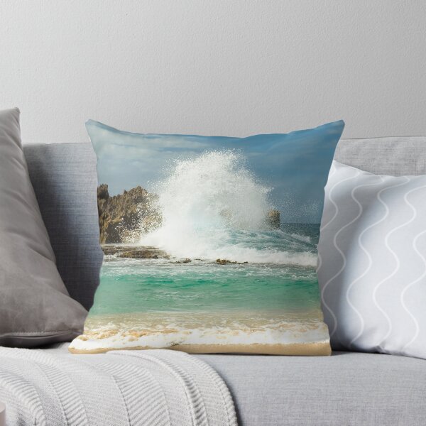 Item preview, Crashing waves on the beach designed and sold by KimmyRob.