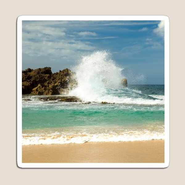 Item preview, Crashing waves on the beach designed and sold by KimmyRob.