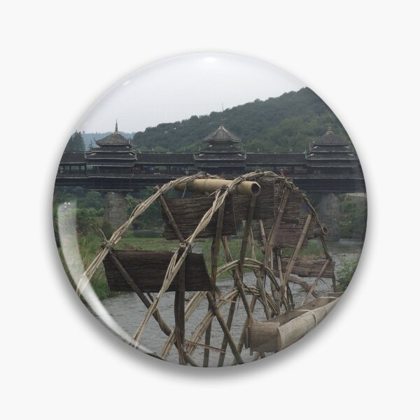 Item preview, Water Wheel and Bridge designed and sold by TravellingAlle.
