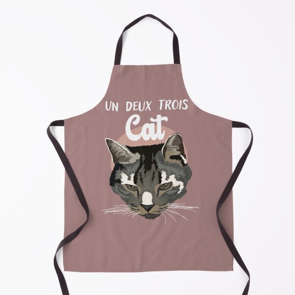 Item preview, Francófilo divertido juego de palabras francés contando gatos - un deux trois cat designed and sold by SofiaOnAir.