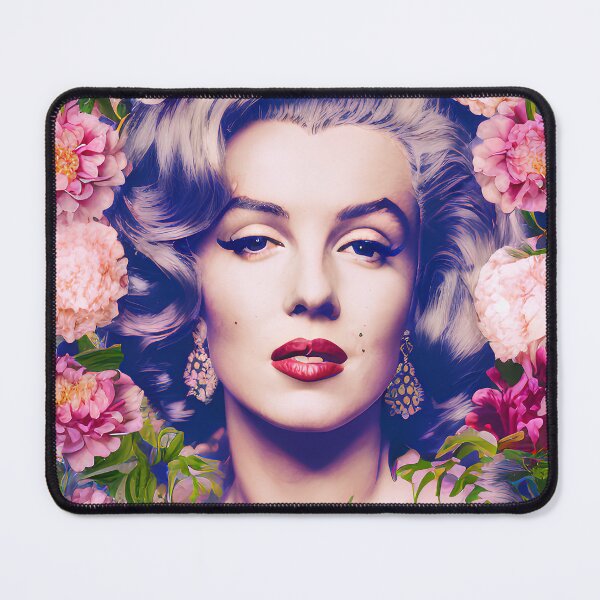 Item preview, Marilyn Monroe tribute floral artwork No.3 designed and sold by angelisart.