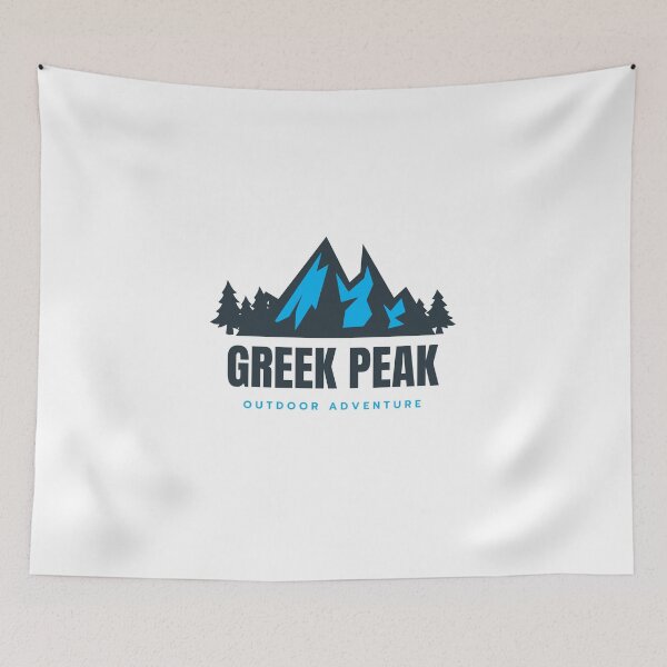 Item preview, Greek Peak Mountain in Cortland, New York State, USA, North America - Mountain Outdoor Adventure Snowboard Ski Hiking Vintage Logo designed and sold by Vintage-TM.