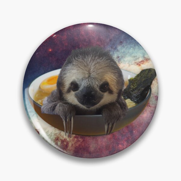 Item preview, Baby Sloth Inside Ramen Bowl in Space Sloth designed and sold by Designs-By-Zar.