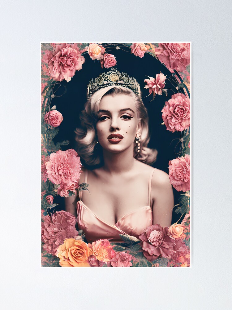  New Marilyn Monroe With Roses Shoulder Bag, Purse