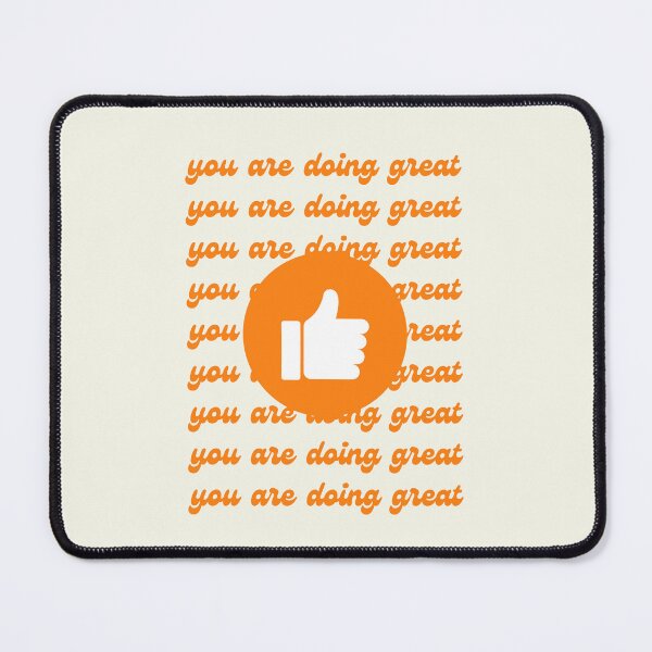Item preview, You Are Doing Great Groovy Retro Aesthetic designed and sold by Jalib.