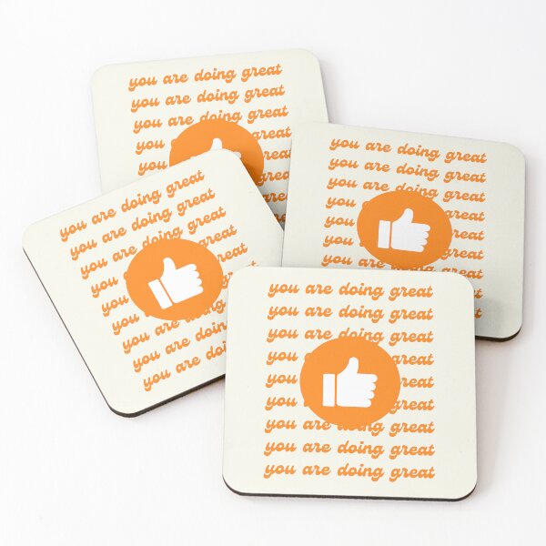Item preview, You Are Doing Great Groovy Retro Aesthetic designed and sold by Jalib.