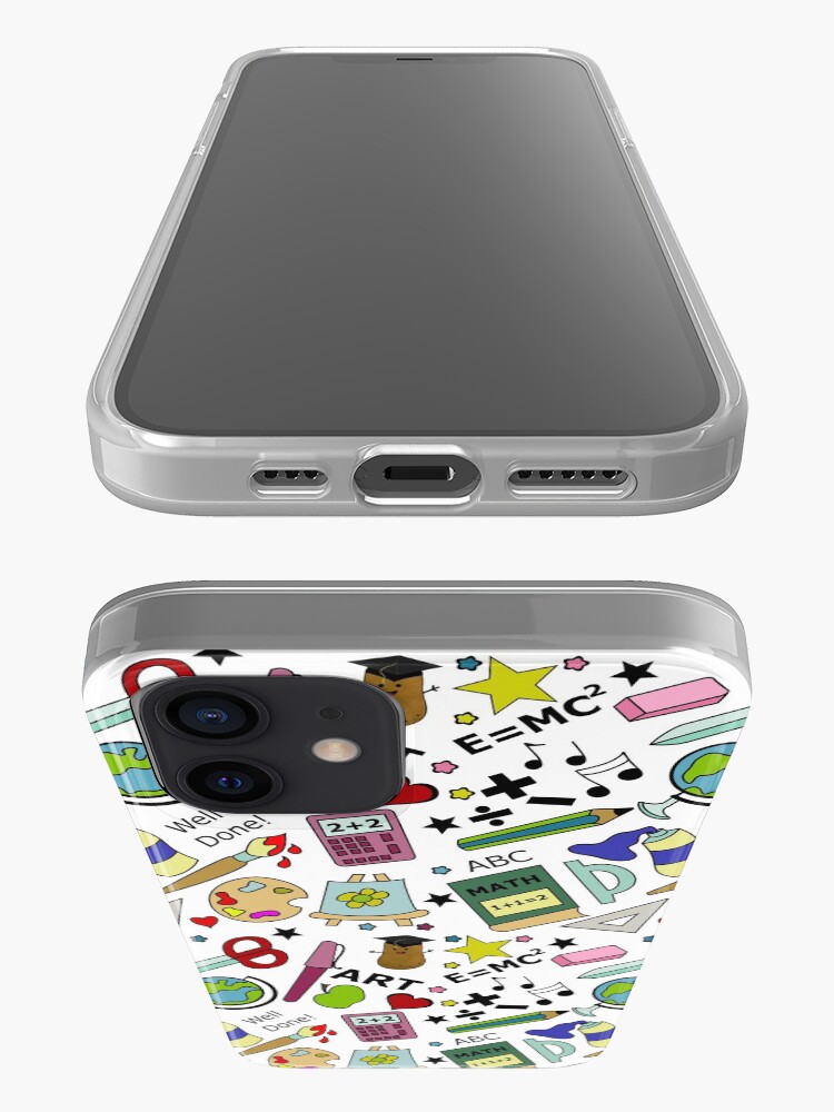 Alternate view of Back To School Supplies Doodle Art iPhone Case & Cover