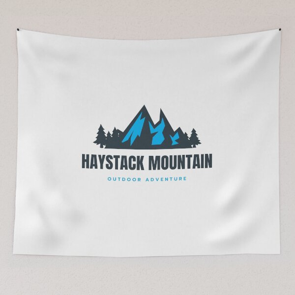 Item preview, Haystack Mountain in the State of New York in the Adirondacks, USA, North America - Mountain Outdoor Adventure Snowboard Ski Hiking Vintage Logo designed and sold by Vintage-TM.
