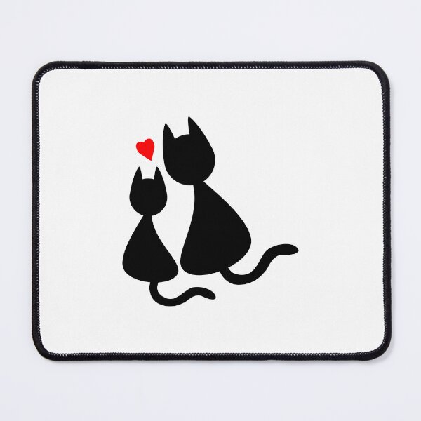 Item preview, Amor de gato negro katze designed and sold by ayokestudio.
