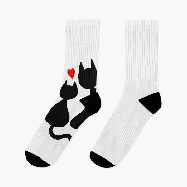 Item preview, Black katze cat love designed and sold by ayokestudio.