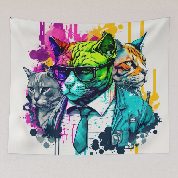 Item preview, Gangster cats designed and sold by MaryAnn84.