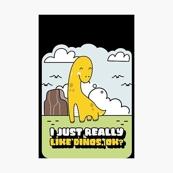 Artikel-Vorschau von Ich mag Dinos einfach sehr. Ok, designt und verkauft von Lilyashelf.