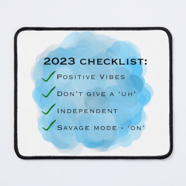 Item preview, 2023 checklist designed and sold by Mystickal.
