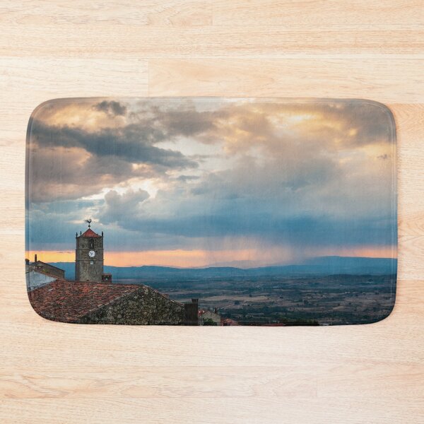 Item preview, A rain cloud passes in the distance, Monsanto, Beira Baixa, Portugal designed and sold by AndrewJonesFoto.