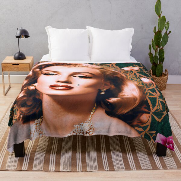 Item preview, Marilyn Monroe tribute floral artwork No.5 designed and sold by angelisart.