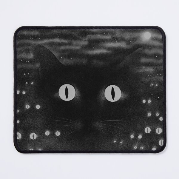 Item preview, Black Cats at Midnight in the Moonlight. Cats Eyes designed and sold by Wabojeg.