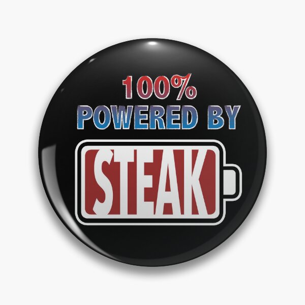 Item preview, 100% Powered By Steak designed and sold by Moodific.