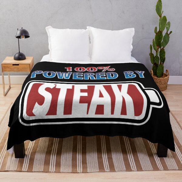 Item preview, 100% Powered By Steak designed and sold by Moodific.