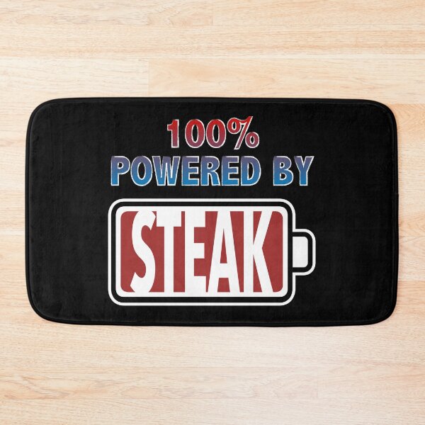 Item preview, 100% Powered By Steak designed and sold by Moodific.