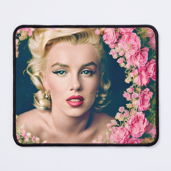 Item preview, Marilyn Monroe tribute floral artwork No.6 designed and sold by angelisart.