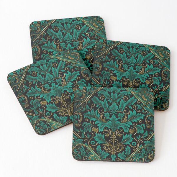 Item preview, Emerald Jacquard designed and sold by Deepestblue.
