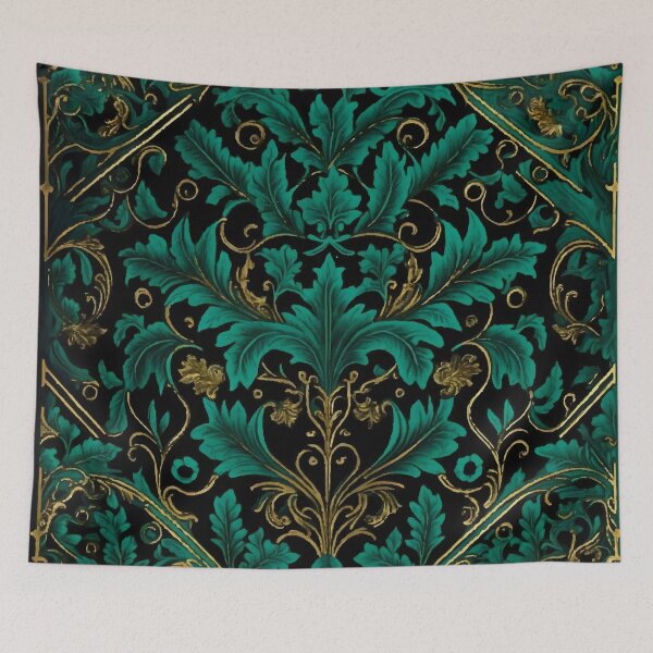 Item preview, Emerald Jacquard designed and sold by Deepestblue.