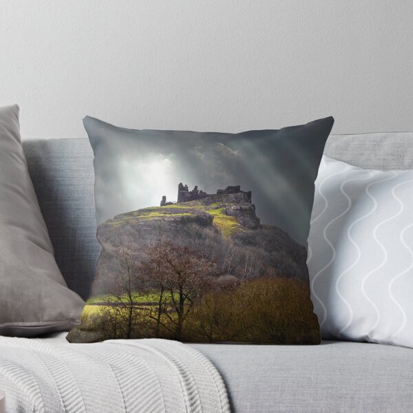 Item preview, Dramatic sky over Carreg Cennen Castle designed and sold by Leighton Collins.