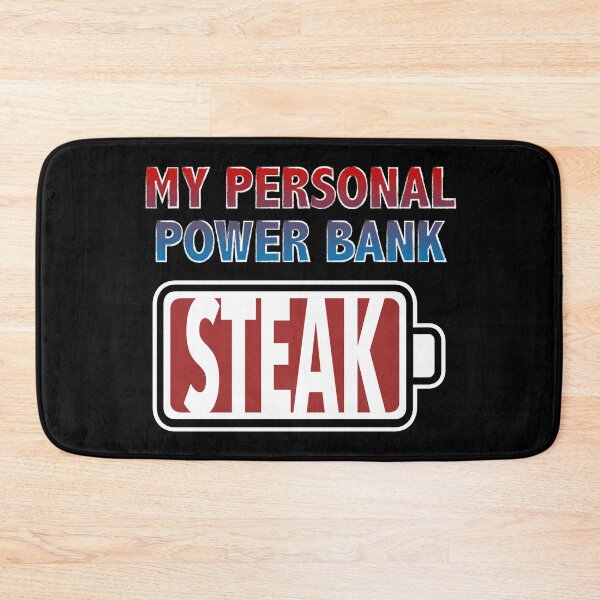 Item preview, My Personal Power Bank - Steak designed and sold by Moodific.