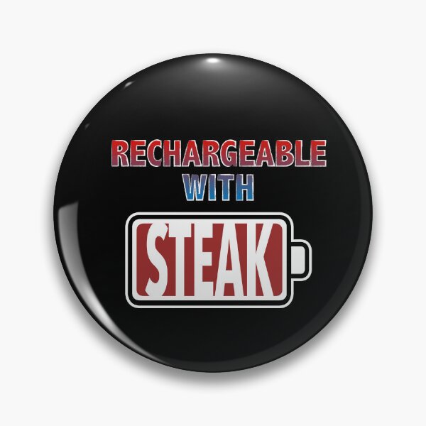 Artikelvorschau, Wiederaufladbar mit Steak entworfen und verkauft von Moodific.