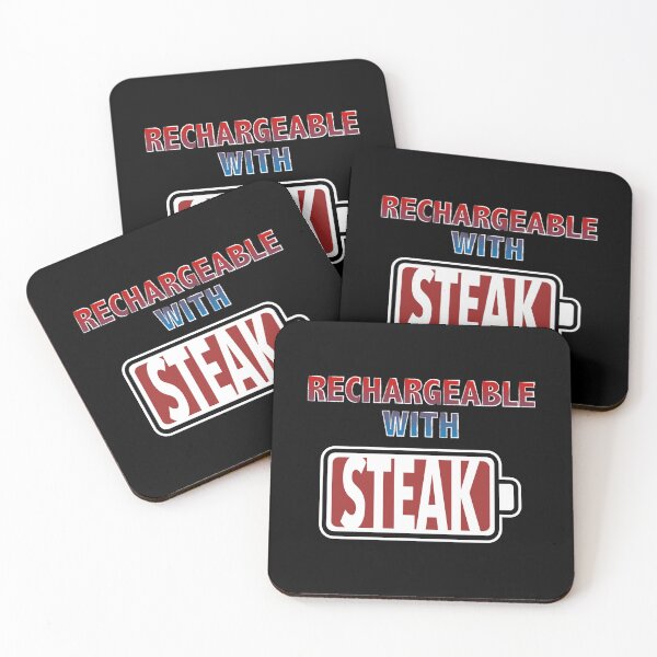 Item preview, Rechargeable with Steak designed and sold by Moodific.