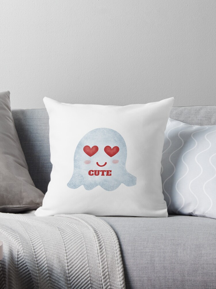 Ghost discount emoji pillow